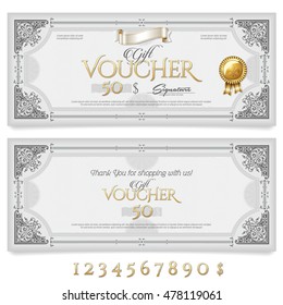 Gift Voucher with Ornaments