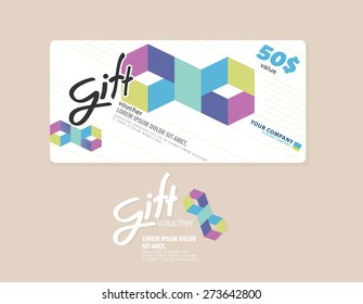 Gift Voucher Polygon Design