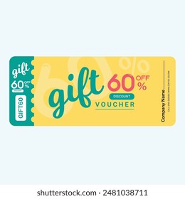 Gift Voucher Premium Design Voucher, Coupon template for gift coupon