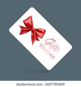 Gift Voucher with Red Ribbon