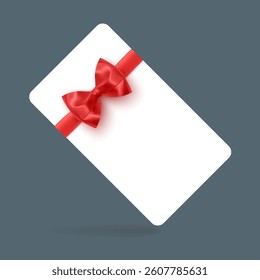 Gift Voucher with Red Ribbon