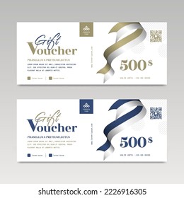 Gift Voucher Sale template design with elegant style