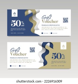 Gift Voucher Sale template design with elegant style