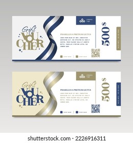 Gift Voucher Sale template design with elegant style