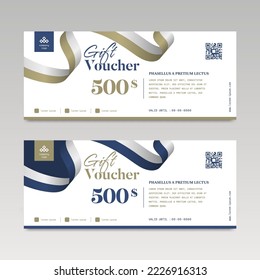 Gift Voucher Sale template design with elegant style