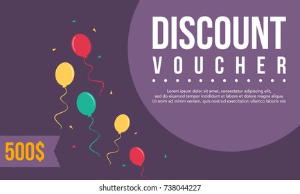 Gift voucher simple design collection