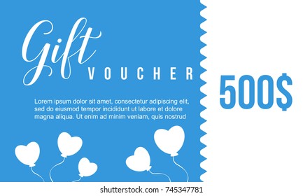 Gift voucher style background collection