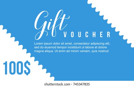 Gift voucher style background collection