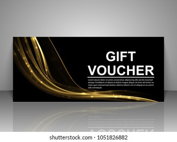 Gift voucher template.