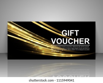 Gift voucher template.