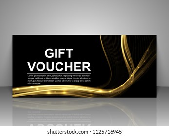 Gift voucher template.