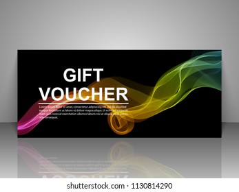 Gift voucher template.