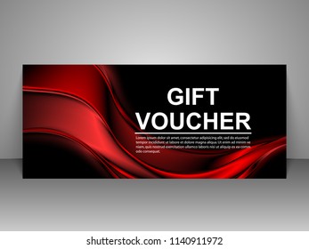 Gift voucher template.