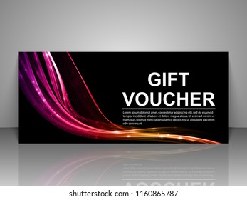 Gift voucher template.