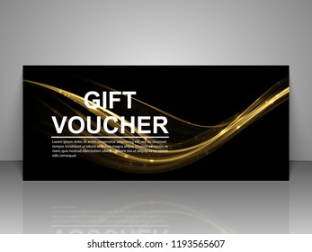 Gift voucher template.