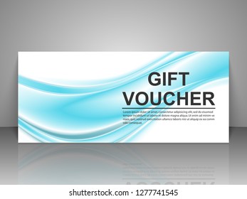 Gift voucher template.