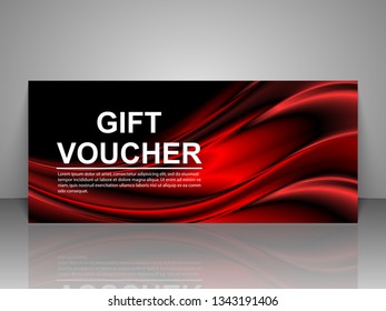 Gift voucher template.