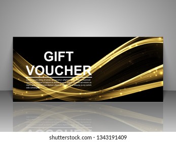 Gift voucher template.