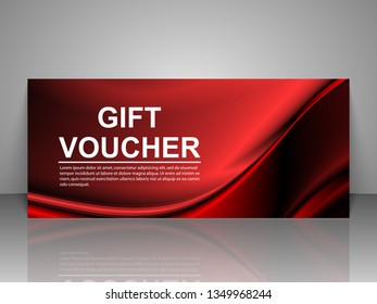 Gift voucher template.