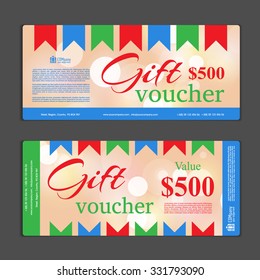 Gift Voucher template