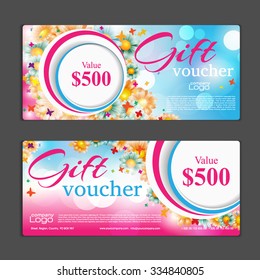 Gift Voucher template