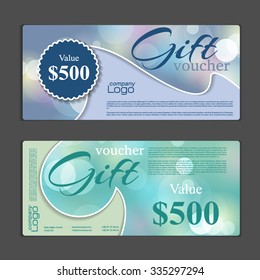 Gift Voucher template
