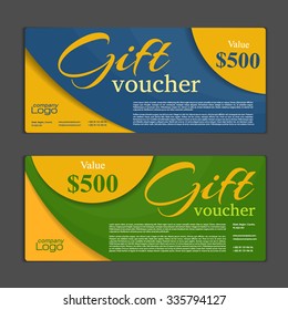 Gift Voucher template
