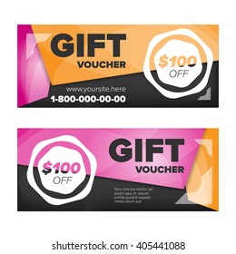 Gift voucher template