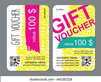 Gift Voucher template.