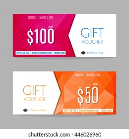 Gift voucher template