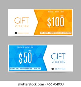 Gift voucher template