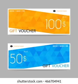 Gift voucher template