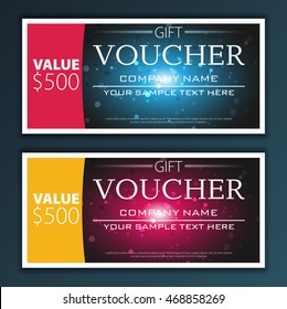 Gift voucher template