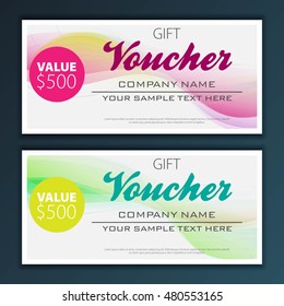 Gift voucher template