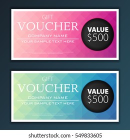 Gift voucher template