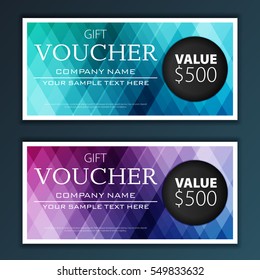 Gift voucher template