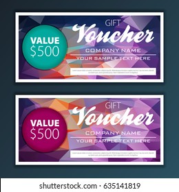 Gift voucher template