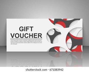 Gift voucher template.