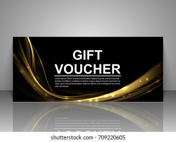 Gift voucher template.