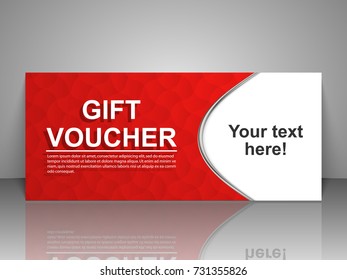 Gift voucher template