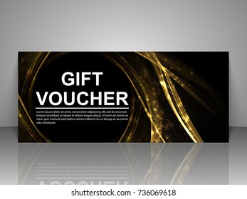 Gift voucher template.