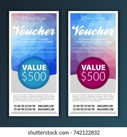 Gift voucher template