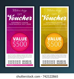 Gift voucher template