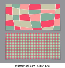 Gift Voucher Template with abstract background. Vector Illustration. EPS10