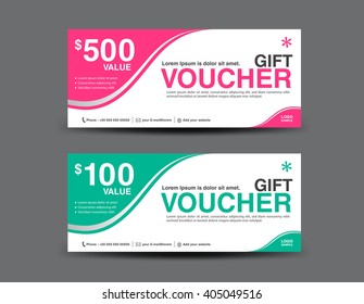 Gift Voucher template, coupon design,ticket,background design,business banner template,invitation