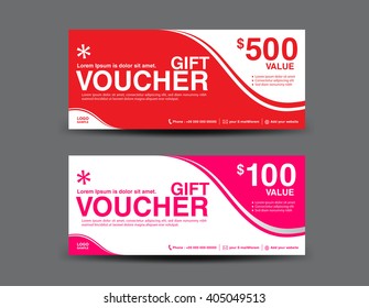 Gift Voucher template, coupon design,ticket,vector illustration,business banner template,invitation,card design