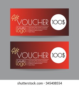 Gift voucher template design 