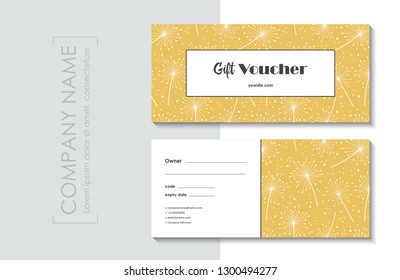 Geschenkgutscheine-Vorlagensatz. Abstrakter bunter Hintergrund. Vektorgrafik