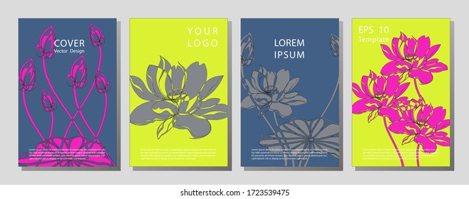 Gift Voucher template for Spa, Hotel Resort, Vector illustration. Wellness brochure template - for relaxation, healthcare, medical topics.