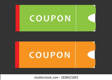 Gift voucher template. Vector illustration